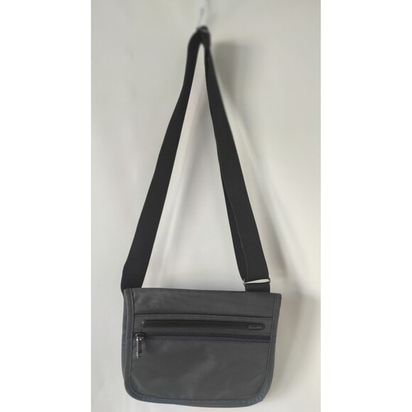 TUMI Alpha Small Flap Crossbody Grey Shoulder Bag Pouch 22105DH 10.5"×12.2"x1.7" - Picture 1 of 16